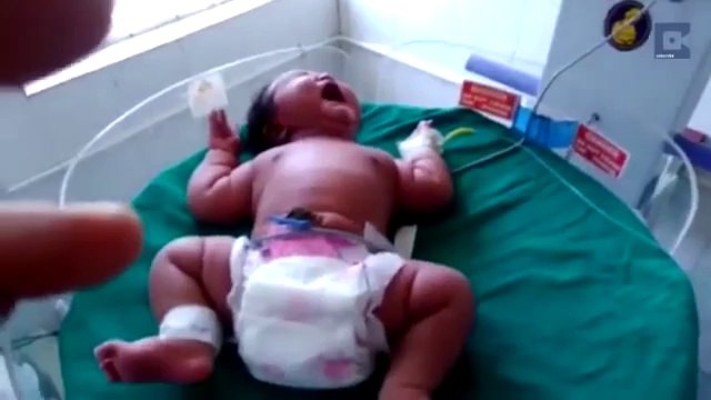 Bébé le plus lourd du monde : une Indienne accouche d'une petite fille pesant 6,8 kg