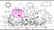 Peppa Pig Family Muddy Puddles Coloring For Kids Peppa Pig Coloring Book video snippet