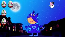Peppa pig family Pj masks Masquerade Collection Surprise eggs video snippet