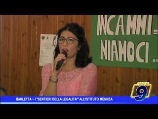 Barletta |  I sentieri della legalità all'istituto Mennea