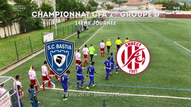 Bastia-Annecy (CFA2, 1-1) en résumé-vidéo