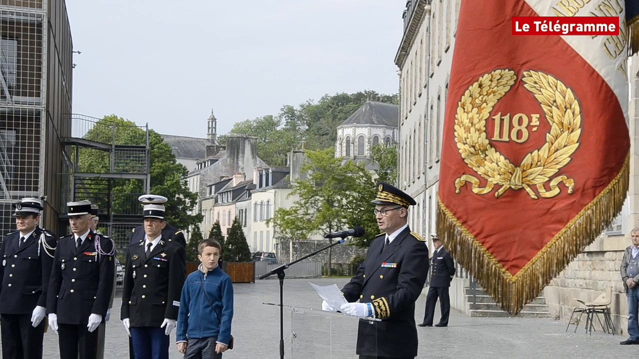 Quimper. Cérémonie départementale du centenaire de la bataille de Verdun