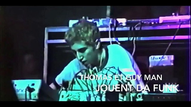 Throwback to 1995... unmasked Daft Punk!!!