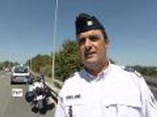 Passage de la "course" Cannonball en Gironde