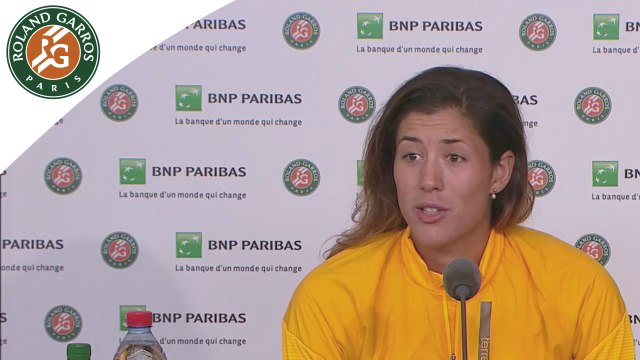 Roland-Garros 2016 - Conférence de presse Muguruza - 1/8