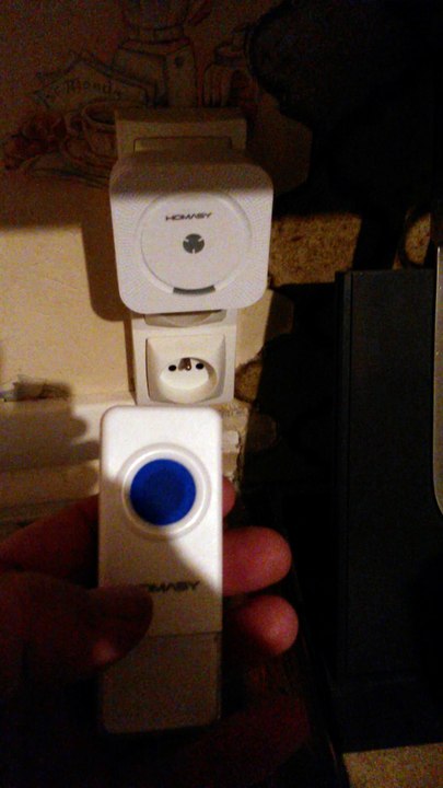 Kit sonnette étanche sans fil 52 mélodies et volume réglable