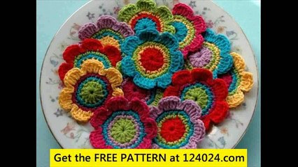 crochet flower tablecloth