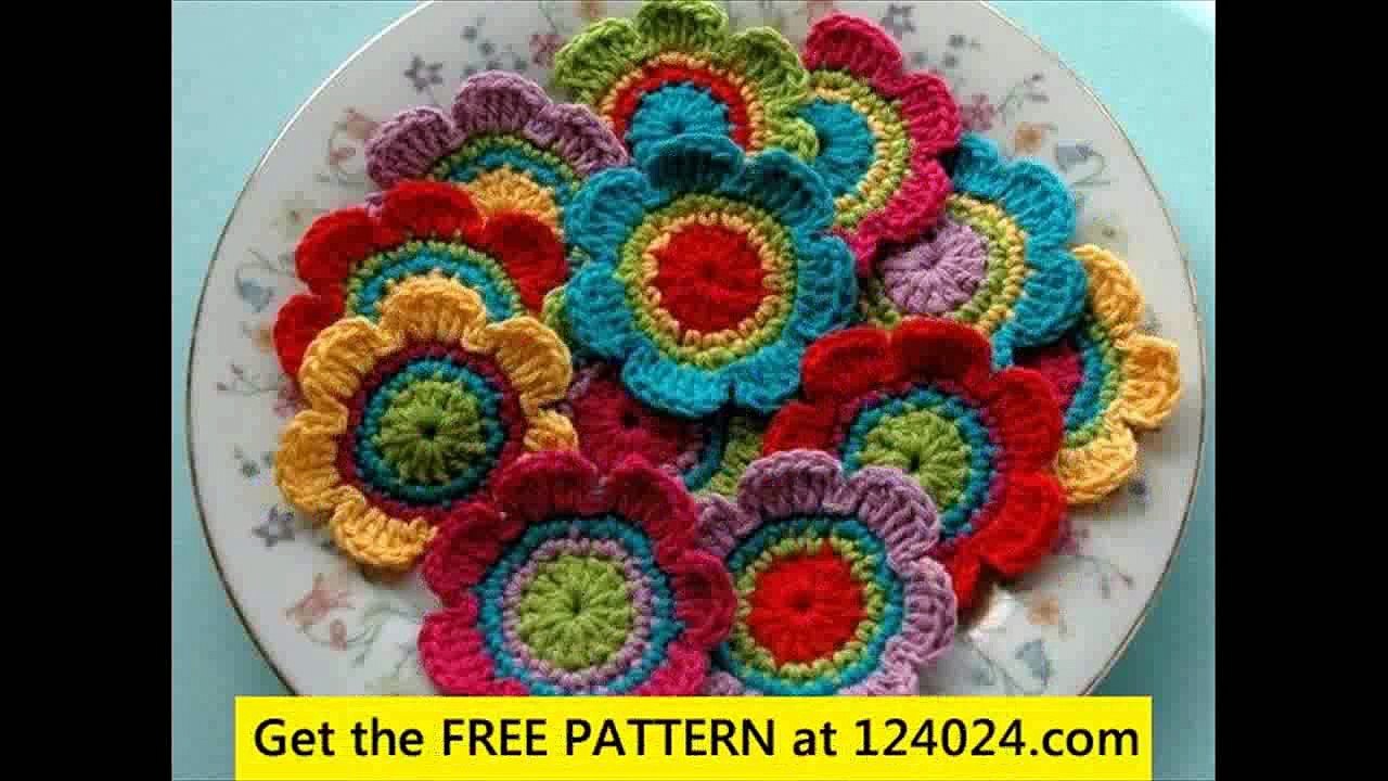 crochet flower tablecloth