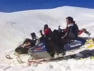 Moto neige extrême