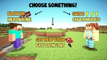 Herobrine vs Chuck Norris - Interactive Minecraft Video ExplodingTNT
