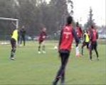 Entrainement des girondins avant Nancy