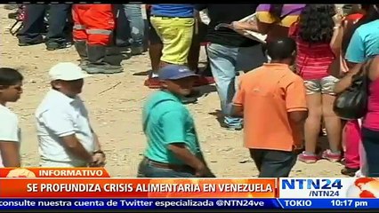 Escasez de alimentos en Venezuela es "alarmante"