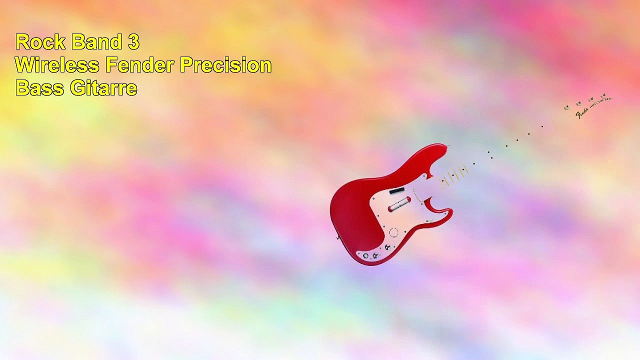 Rock Band 3 Wireless Fender Precision Bass Gitarre