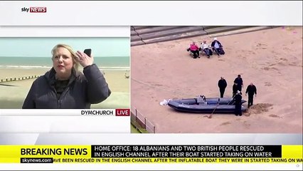 18 shqiptarë me gomone i shpëtojnë mbyjtes në brigjet e Anglisë