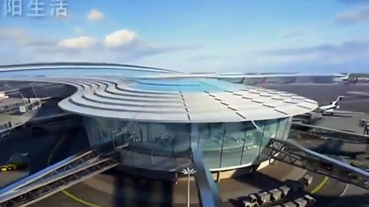 Take a sneak peak at plans for new mega airport in China