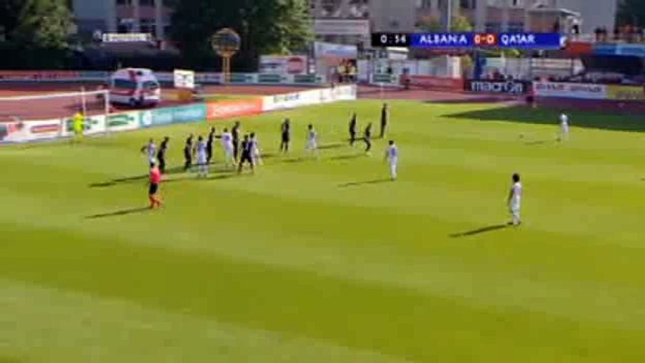 Abdulkarim Hasan Fadlalla Goal - Albania vs Qatar 0-1