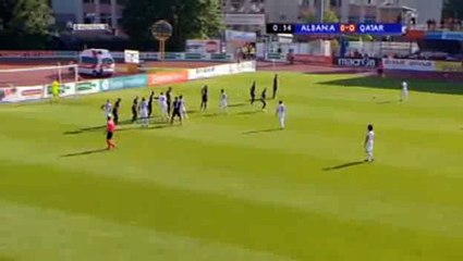 Abdulkarim Hasan Fadlalla Goal - Albania vs Qatar 0-1