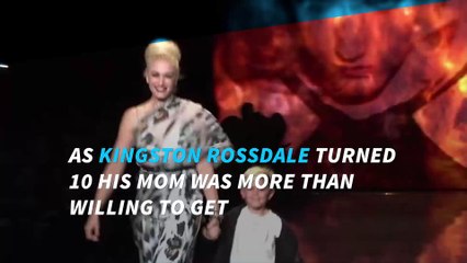 Gwen Stefani celebrates son Kingston's 10th birthday with Blake Shelton!