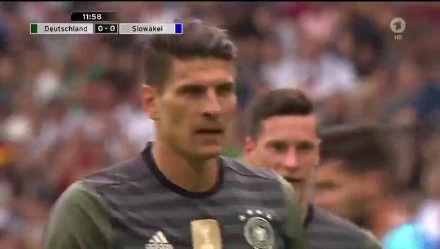 Mario Gomez Goal HD - Germany 1-0 Slovakia - 29.05.2016