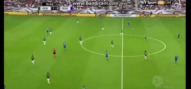 Mario Gotze Goal Germany 2-0 Slovakia Friendly Match