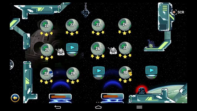 Angry Birds Star Wars 6-26 Death Star 2 walkthrough 3 star