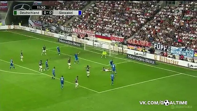 Mario Gomez Goal HD - Germany 1-0	Slovakia - 29-05-2016