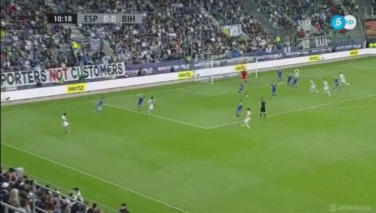 Nolito Goal HD - Spain 1-0 Bosnia-Herzegovina - World - Friendlies 29.05.2016 HD