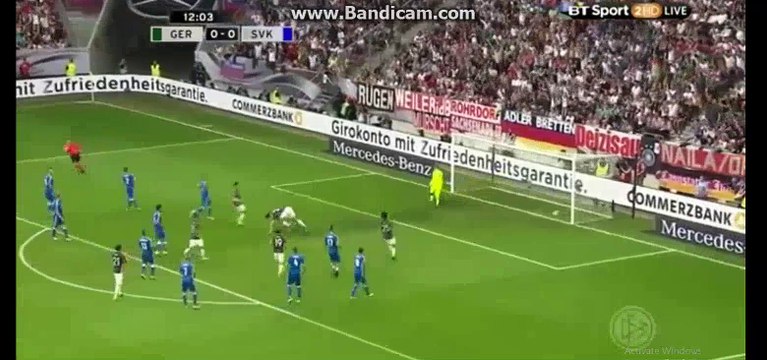 Mario Gómez Goal HD Germany 1-0 Slovakia 29-05-2016