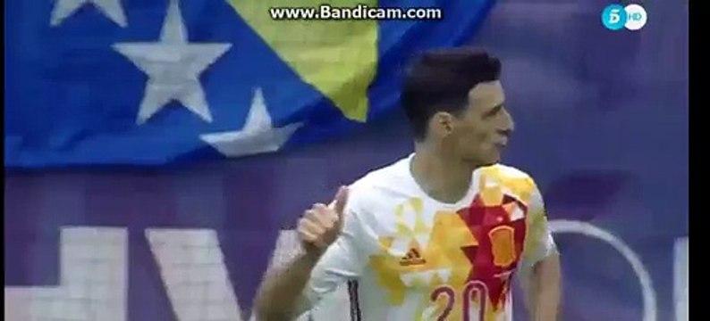 Aritz Aduritz incredible MISS - Spain vs Bosnia 29.05.2016