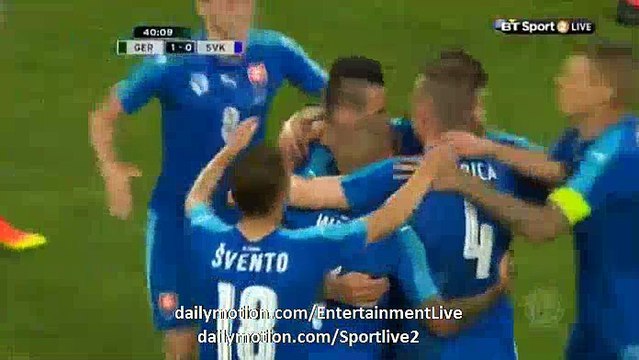 1-1 Marek Hamšík Goal HD - Germany 1-1 Slovakia Friendly MAtch