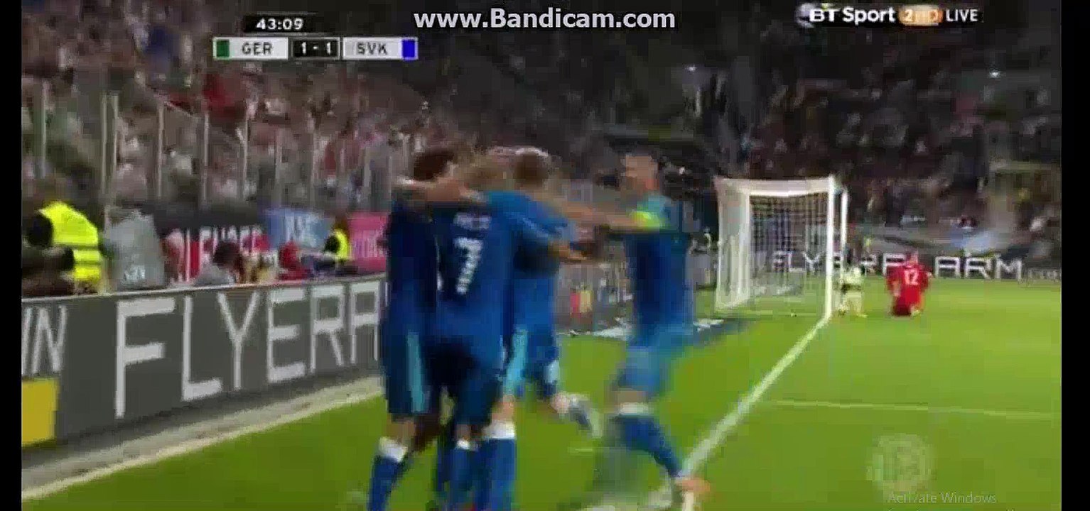 Michal Duris Goal HD - Germany 1-2 Slovakia - 29-05-2016