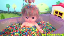 メルちゃん おもちゃアニメ 色々なお風呂に入ろう❤お風呂マスター Toy Kids トイキッズ animation anpanman Baby Doll Mellchan