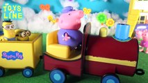 PEPPA PIG and George play fun game hide and seek with Minions TOYS LINE