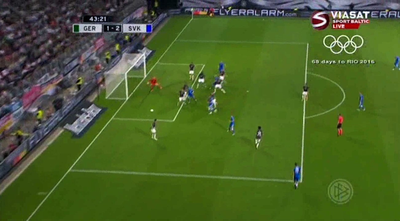 Michal Duris Goal HD - Germany 1-2	Slovakia - 29-05-2016