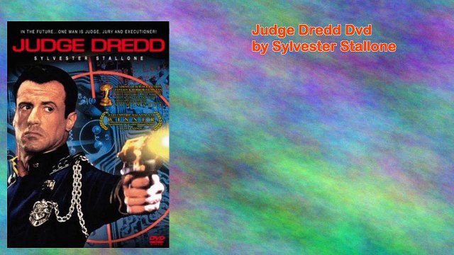 Judge Dredd Dvd by Sylvester Stallone