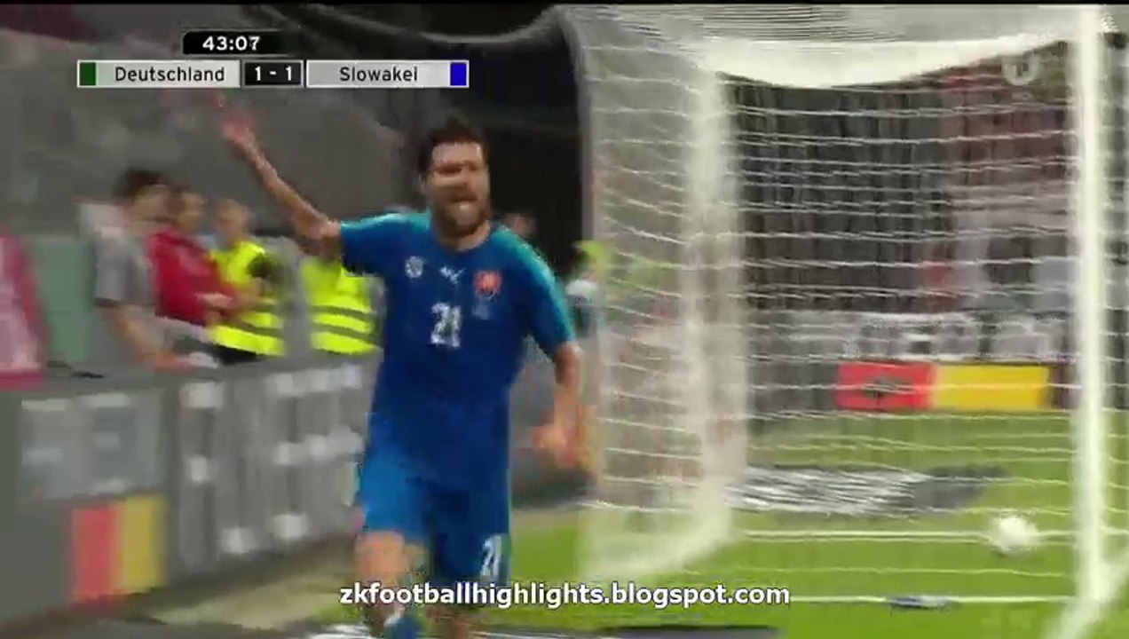 Michal Ďuriš Goal HD - Germany 1-2 Slovakia - 29.05.2016