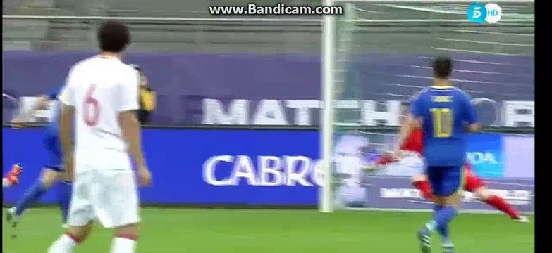 Miralem Pjanic incredible MISS- Spain 2-1 Bosnia -29-05-2016