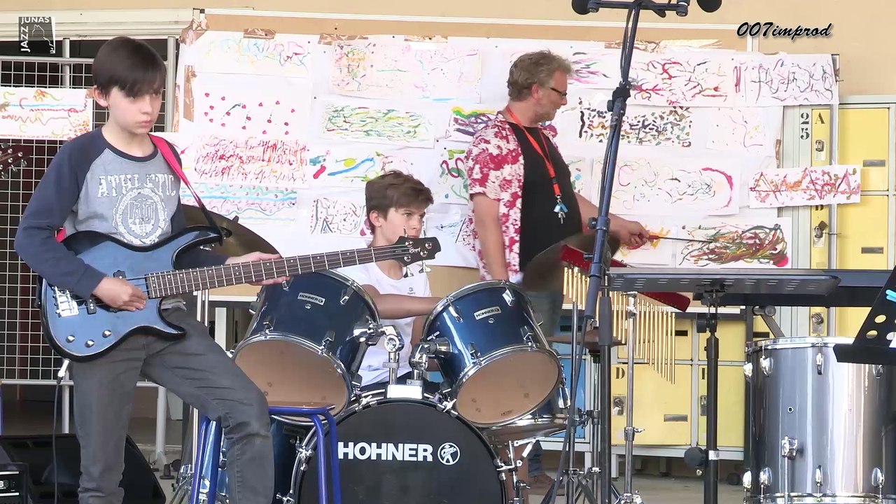 20160527 saison jazz à Junas concert collége T.Monod clarensac multicam mp4 debit moyen