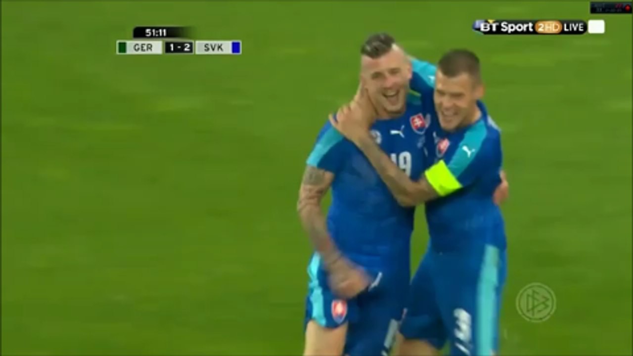 Jurej Kucka Goal After Big Fail by Stegen vs Germany (1-3) HD