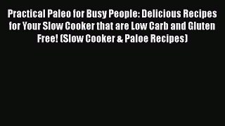 Download Practical Paleo for Busy People: Delicious Recipes for Your Slow Cooker that are Low