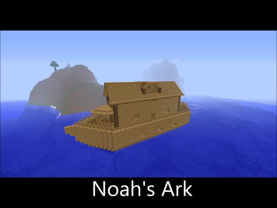 Minecraft - build ideas - Noah's Ark HD
