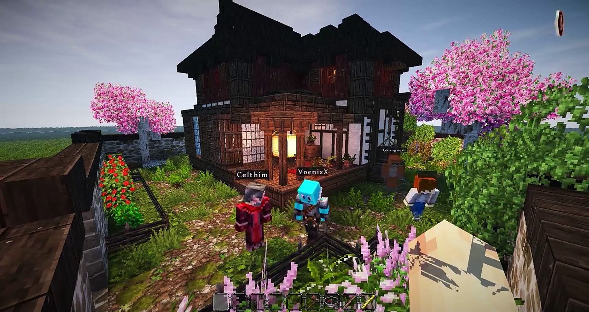 Minecraft Tutorial Fr How To Build A Japanese House N 4