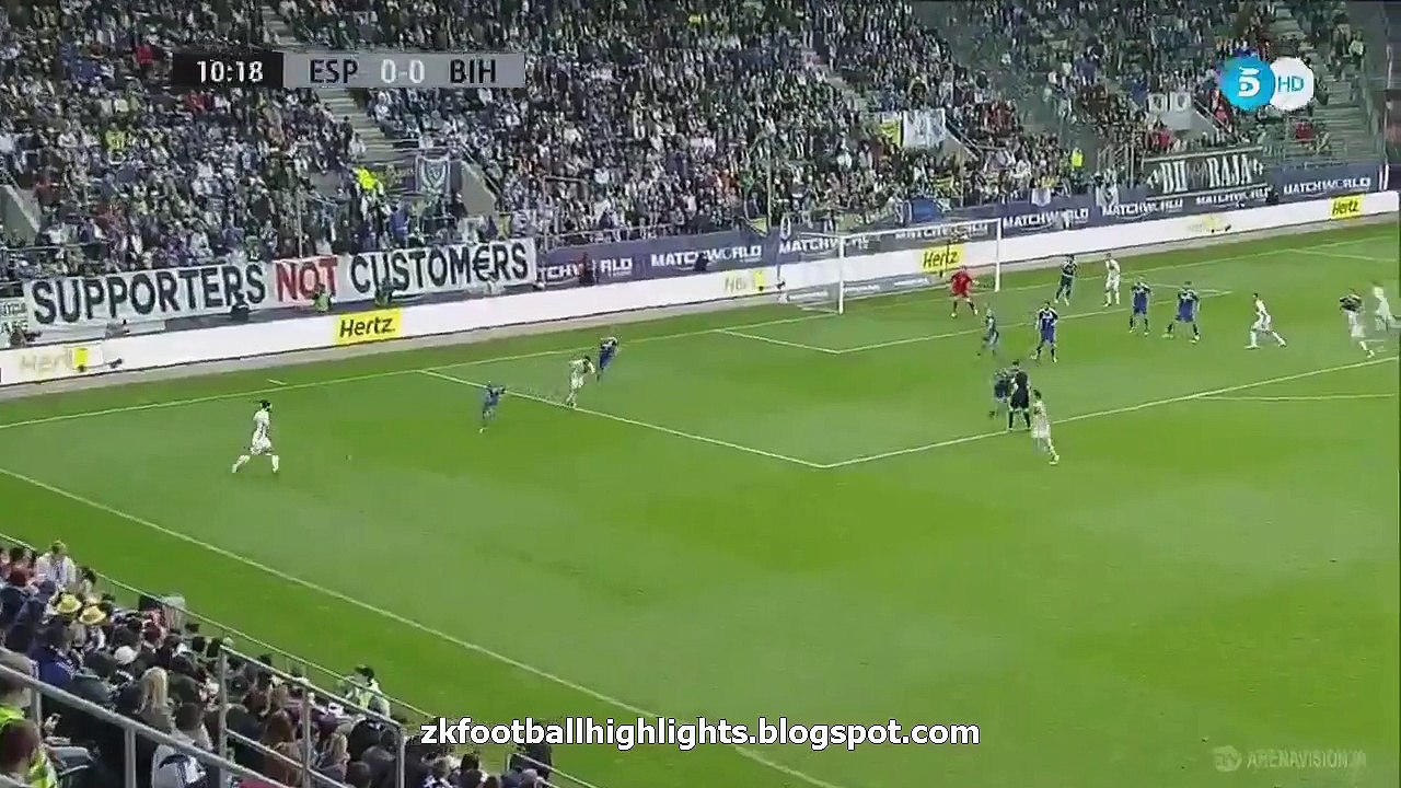 All Goals HD - Spain 3-1 Bosnia & Herzegovina 29.05.2016 HD