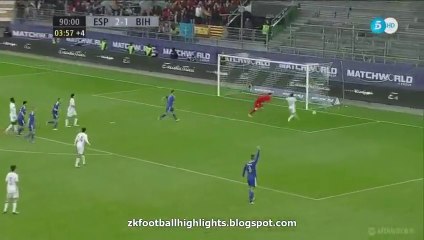 Pedro Rodríguez Goal HD - Spain 3-1 Bosnia - 29.05.2016 HD