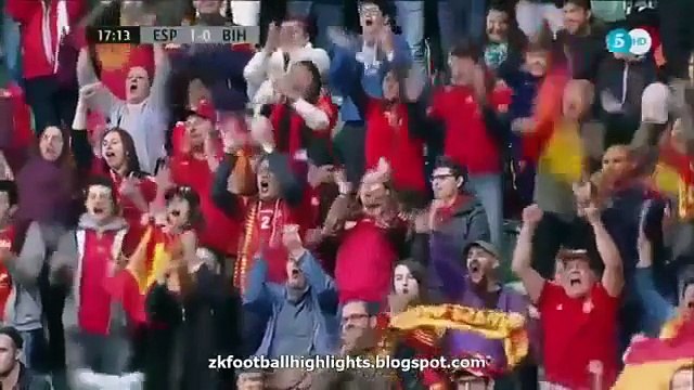 All Goals - Spain 3-1 Bosnia & Herzegovina - 29-05-2016