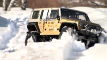 OFF Road Snow Adventure   RC Trucks Axial SCX10 and HG P401