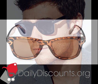 Mens and Womens Wayfarer Style Sunglasses Available for Only $9