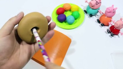 플레이도우 만들기 - Play Doh Easy Make Rainbow Donut Peppa Pig
