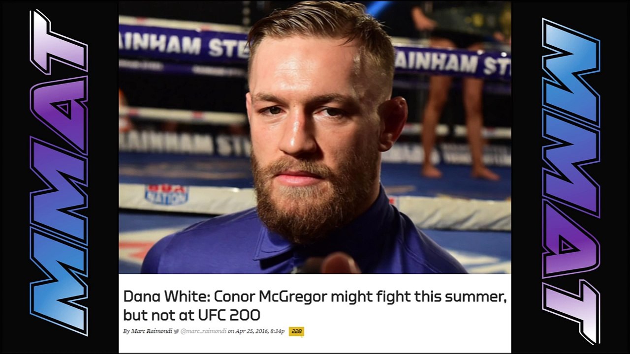 Conor vs The UFC is OVER; JBJ vs DC 2 @ UFC 200 OFFICIAL; Greg Jackson on JBJ; new UFC fight kits