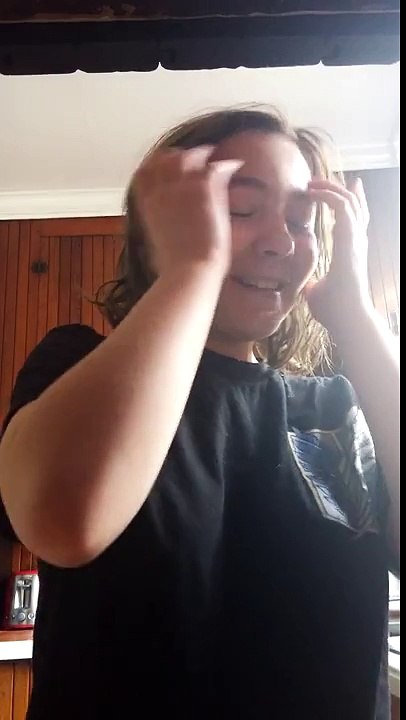 Lazy Kid Drinks Milk Outta Bowl